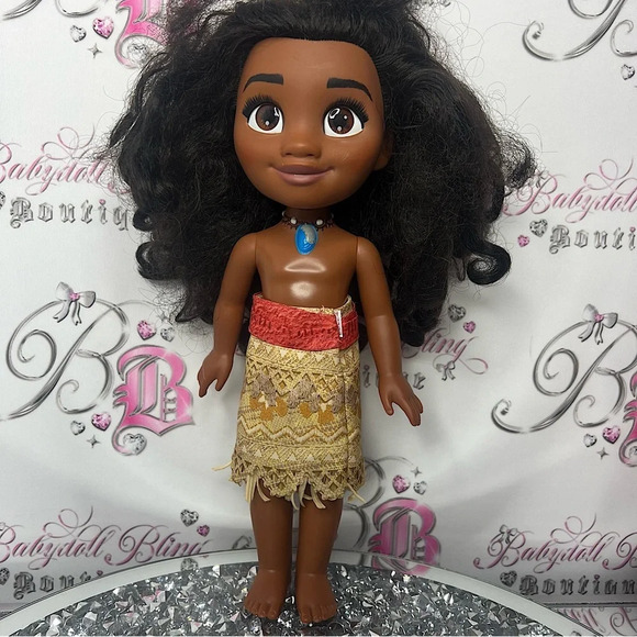 Disney moana doll movie character Hawaii MOANA hula skirt cute doll toy - Picture 1 of 5